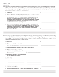 Form N-288B Application for Withholding Certificate for Dispositions by Nonresident Persons of Hawaii Real Property Interest - Hawaii, Page 2