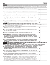 Form N-323 Carryover of Tax Credits - Hawaii, Page 2