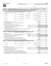 Form U-6 Public Service Company Tax Return - Hawaii, Page 2