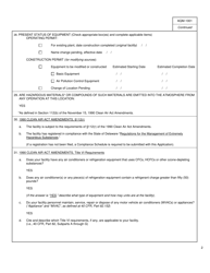 Form AQM-1001 Title V State Operating Permit Program Administrative Information - Delaware, Page 2