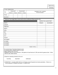 Form AQM-1001A Combustion Unit - Delaware, Page 2