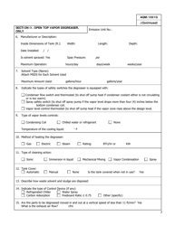 Form AQM-1001G Metal Cleaning Degreasers Permit Application - Delaware, Page 2