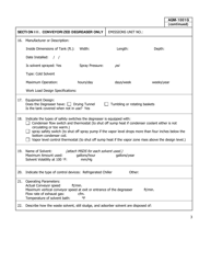 Form AQM-1001G Metal Cleaning Degreasers Permit Application - Delaware, Page 3