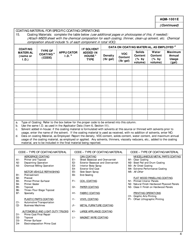 Form AQM-1001E Surface Coating (Or) Printing Operations - Delaware, Page 4