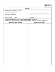 Form AQM-1001K Stack Parameters and Air Pollution Control Equipment - Delaware, Page 6