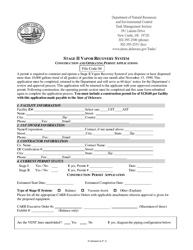 Stage II Vapor Recovery System Construction and Operating Permit Applications - Delaware, Page 2