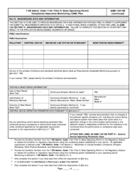 Form AQM-1001EE Compliance Assurance Monitoring (Cam) Plan - Delaware, Page 3