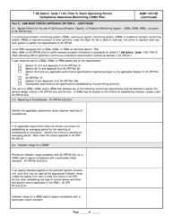 Form AQM-1001EE Compliance Assurance Monitoring (Cam) Plan - Delaware, Page 6