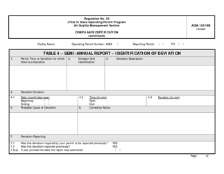 Form AQM-1001BB (A) Compliance Certification - Delaware, Page 17