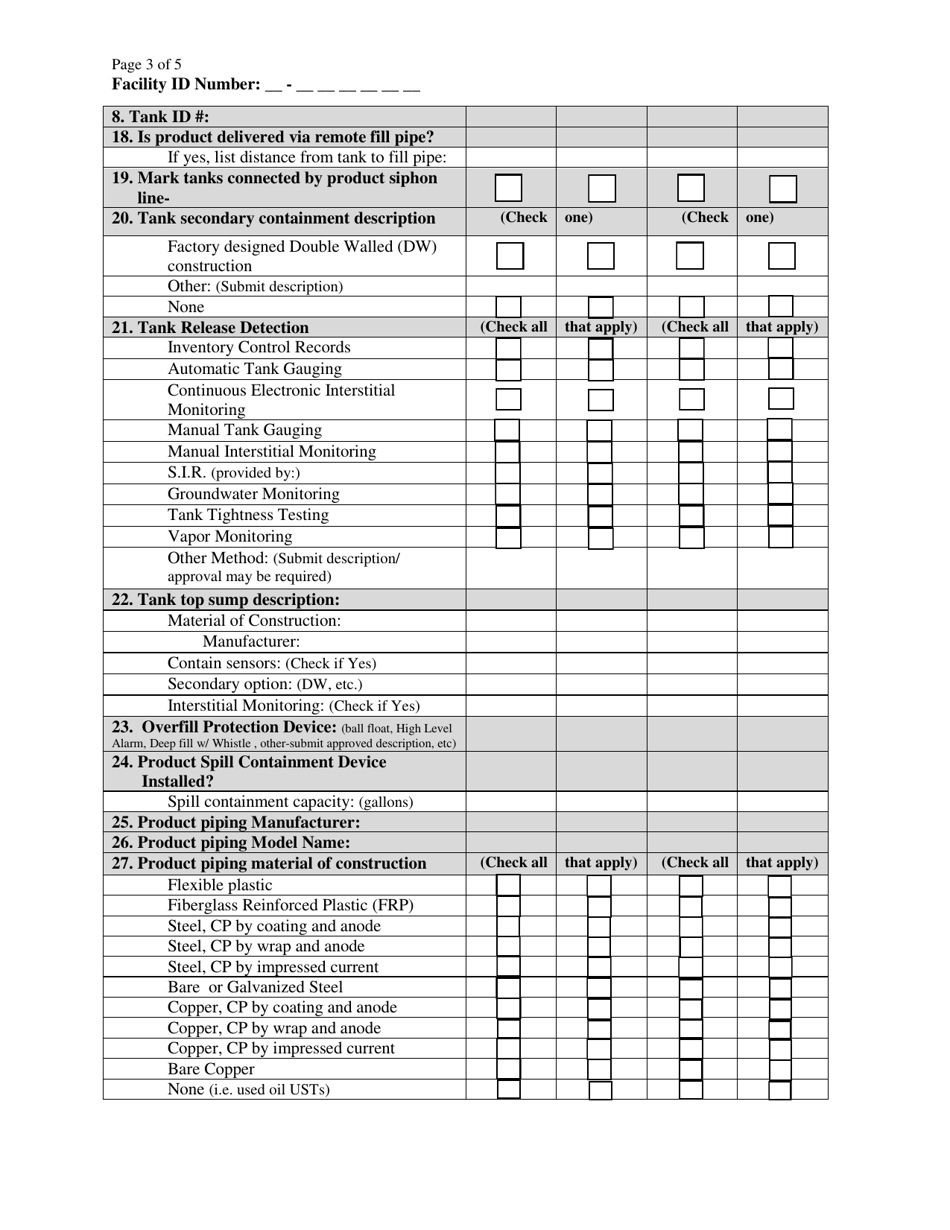 Ust Registration  Notification Form - Delaware, Page 3