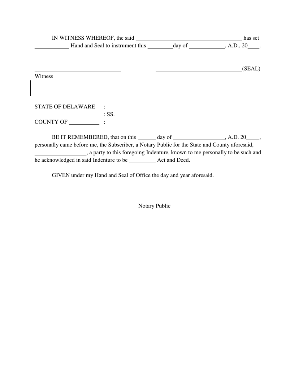 Declaration of Covenants and Restrictions Multiple Lots  One Owner - Delaware, Page 3