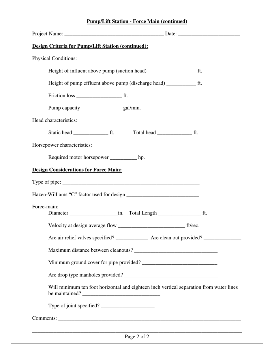 Application for Central Sewer Collection and Transmission Systems - Delaware, Page 4