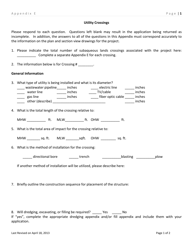 Document preview: Appendix E Utility Crossings - Delaware