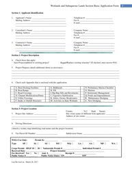 Wetlands and Subaqueous Lands Section Permit Application Form - Delaware, Page 4
