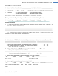 Wetlands and Subaqueous Lands Section Permit Application Form - Delaware, Page 5
