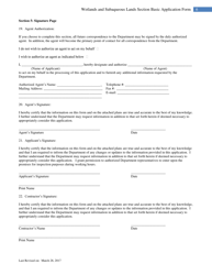 Wetlands and Subaqueous Lands Section Permit Application Form - Delaware, Page 6