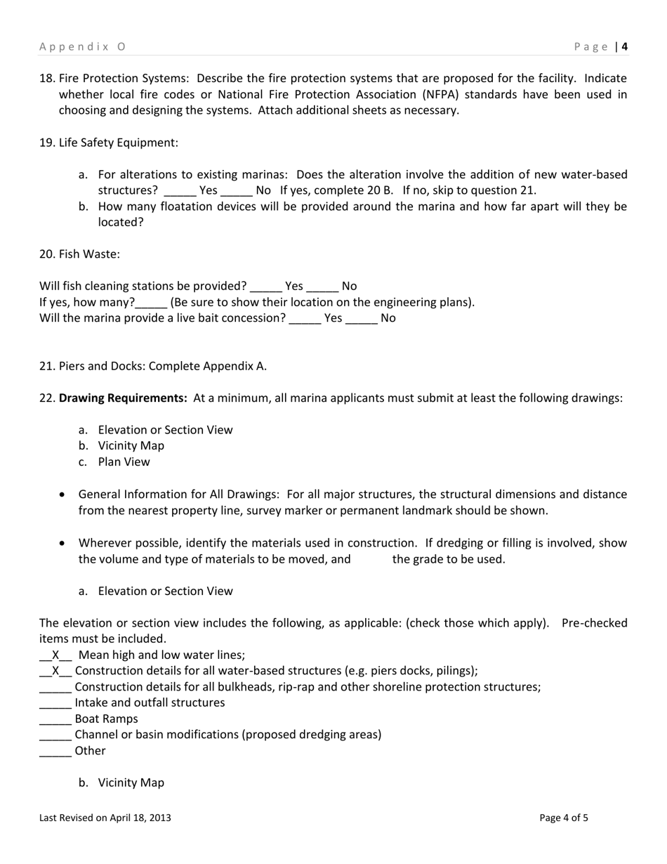 Appendix O Marinas - Delaware, Page 4