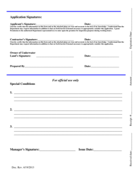 Repair Saa Authorization Form - Delaware, Page 2