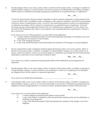 Form 2B Request for Business Entity Insurance License - Delaware, Page 4
