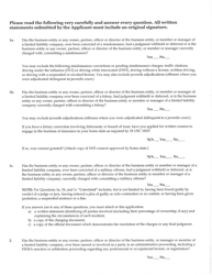 Form 3B Request for Viatical Settlement Provider License - Delaware, Page 5
