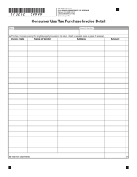 Form DR0252 Consumer Use Tax Return - Colorado, Page 3