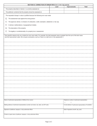 Form 130 (State Form 53958) Taxpayer&#039;s Notice to Initiate an Appeal - Indiana, Page 2