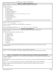 VA Form 21-0960I-6 Tuberculosis Disability Benefits Questionnaire, Page 2