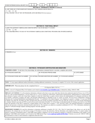 VA Form 21-0960I-6 Tuberculosis Disability Benefits Questionnaire, Page 4