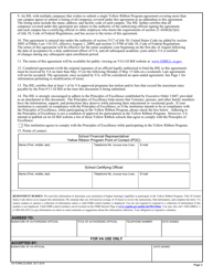 VA Form 22-0839 Yellow Ribbon Program Agreement, Page 2