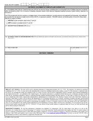 VA Form 21-0819 DoD Referral to Integrated Disability Evaluation System (Ides), Page 2