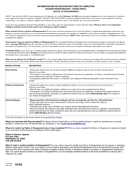 VA Form 10182 Decision Review Request: Board Appeal (Notice of Disagreement), Page 2