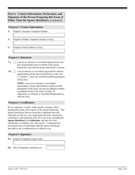 USCIS Form I-130A Supplemental Information for Spouse Beneficiary, Page 5