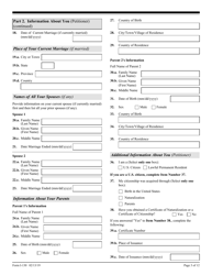 USCIS Form I-130 Petition for Alien Relative, Page 3