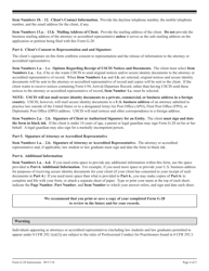 Instructions for DHS Form G-28 Notice of Entry of Appearance as Attorney or Accredited Representative, Page 4