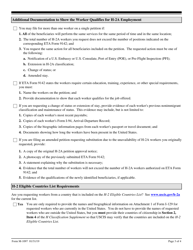 USCIS Form M-1097 Optional Checklist for Form I-129 H-2a Filings, Page 3