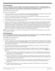 Instructions for USCIS Form I-129 Petition for Nonimmigrant Worker, Page 17
