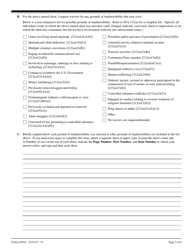 USCIS Form I-854A Inter-Agency Alien Witness and Informant Record, Page 3