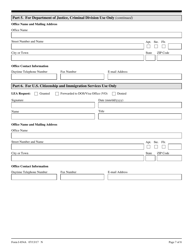 USCIS Form I-854A Inter-Agency Alien Witness and Informant Record, Page 7
