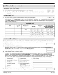USCIS Form I-942 Request for Reduced Fee, Page 2