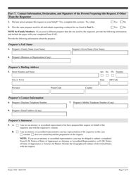 USCIS Form I-942 Request for Reduced Fee, Page 7