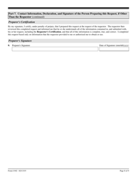 USCIS Form I-942 Request for Reduced Fee, Page 8