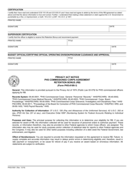 Form PHS-6189-1 Retention Bonus (Rb) Agreement Request, Page 2
