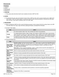 CBP Form 400 ACH Debit Application, Page 3