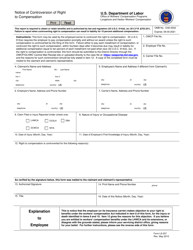 Form LS-207 &quot;Notice of Controversion of Right to Compensation&quot;