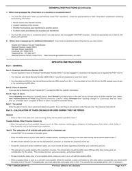 TTB Form 5300.26 &quot;Federal Firearms and Ammunition Quarterly Excise Tax Return&quot;, Page 4