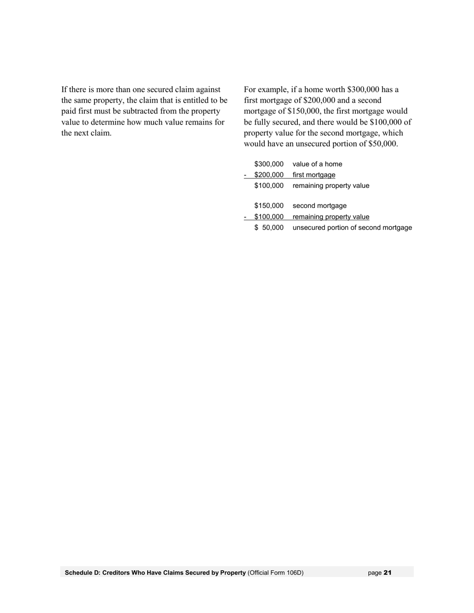 Instructions for Bankruptcy Forms for Individuals, Page 23