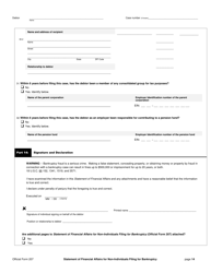 Official Form 207 Statement of Financial Affairs for Non-individuals Filing for Bankruptcy, Page 14