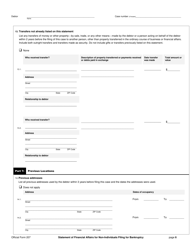 Official Form 207 Statement of Financial Affairs for Non-individuals Filing for Bankruptcy, Page 6