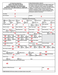 Form FGIS-998 Questionnaire for Proposed Diverter-type Mechanical Sampler, Page 2