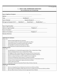BIA Form 5-6601 Application for Financial Assistance and Social Services, Page 10